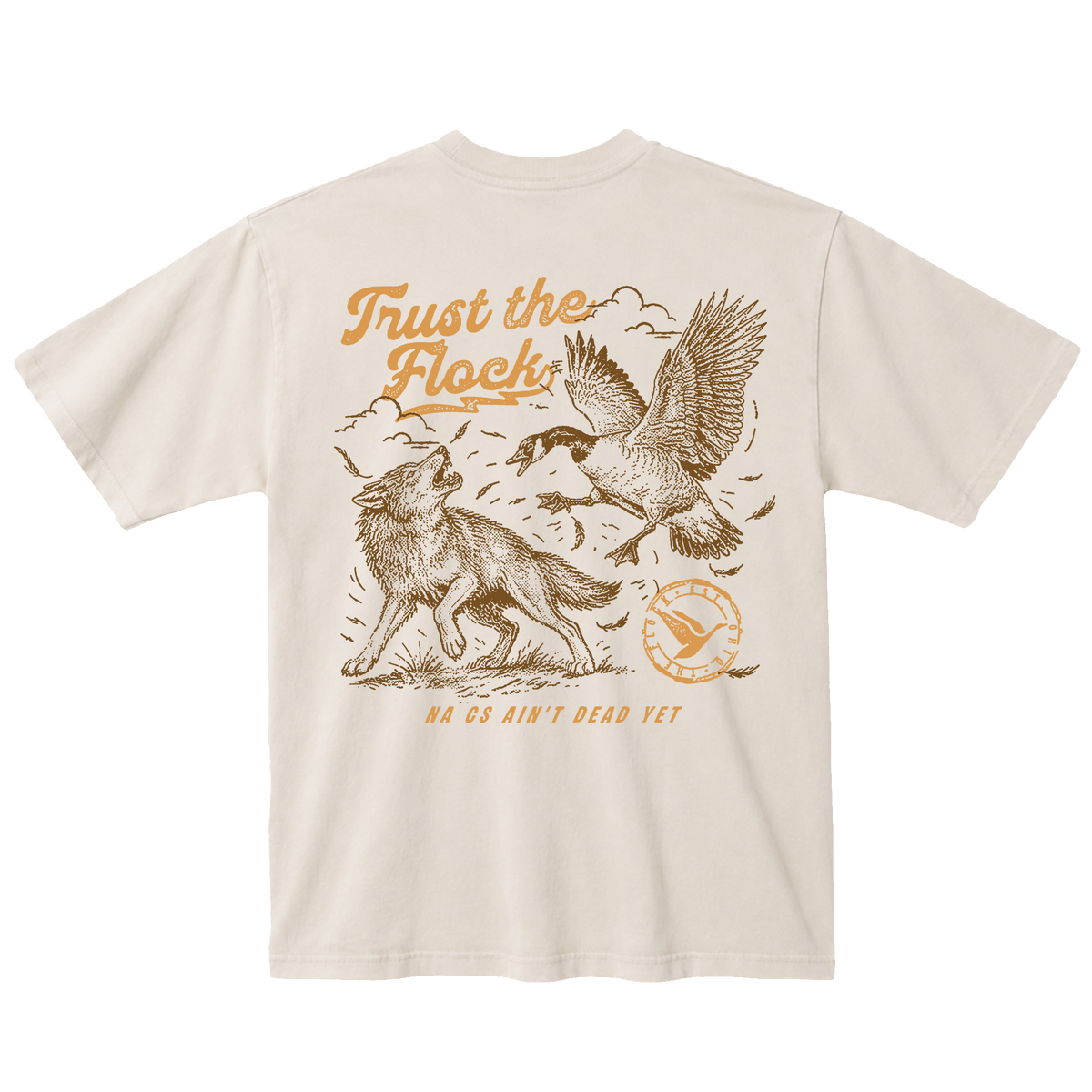 FR2 T-shirt | – FR Men's Khaki Jersey khaki Print Flocky Shirts